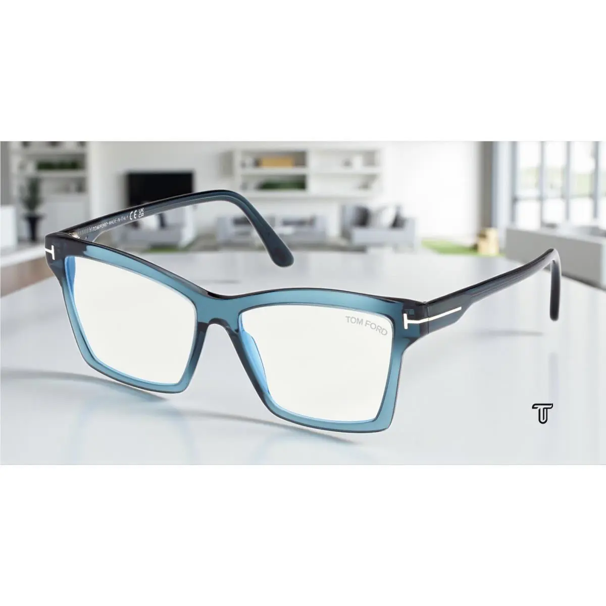 Tom Ford FT5964 B 092 BB Blue Other 54 mm Women`s Eyeglasses