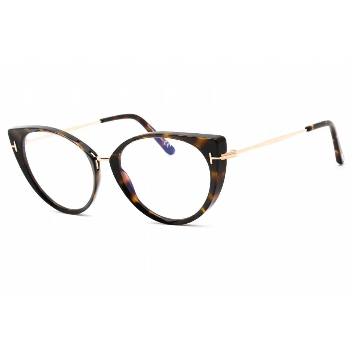 Tom Ford FT TF5815 -B 052 Cat Eye Dark Havana Eyeglasses