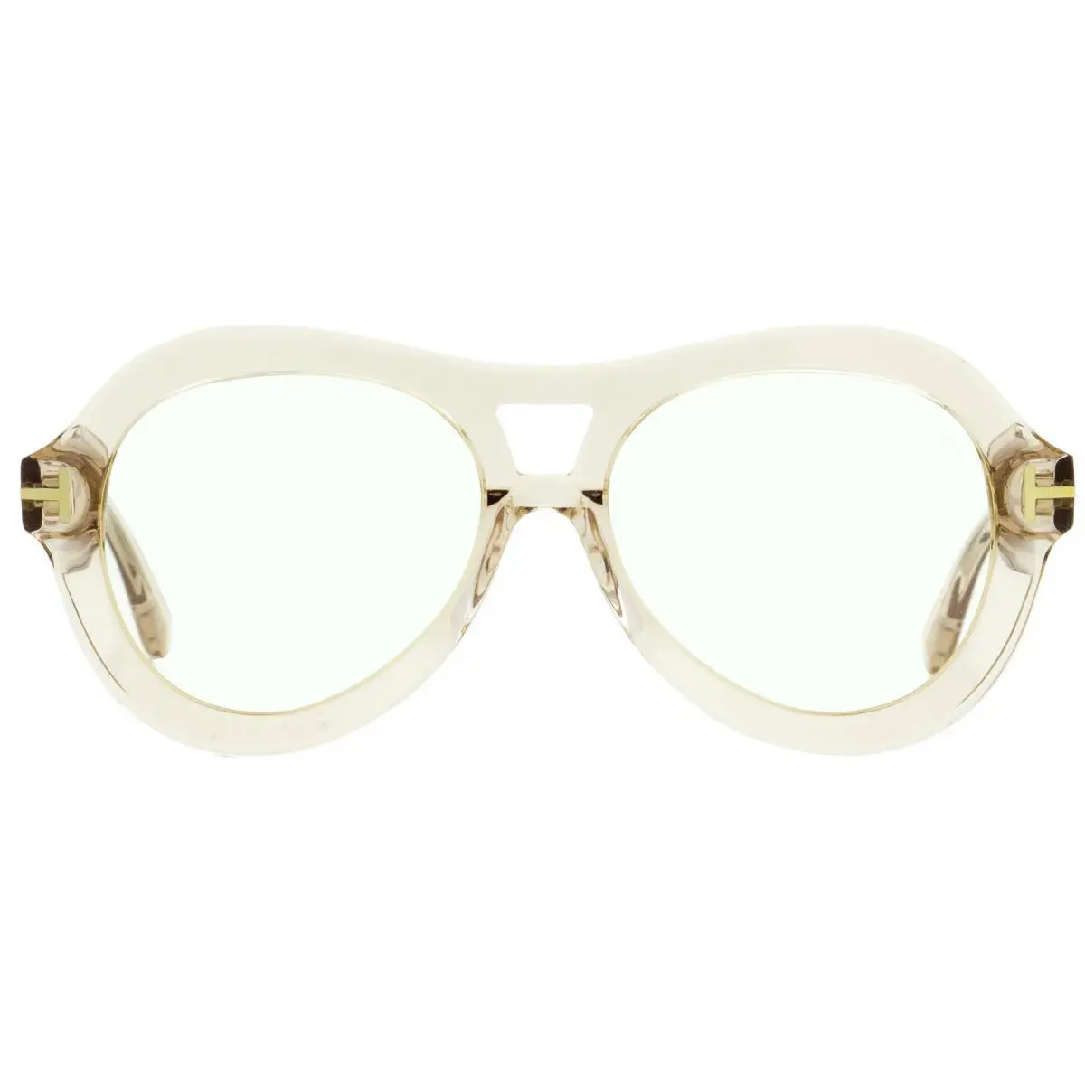 Tom Ford TF514 074 Isla 56mm Clear Oversized Eyeglasses Frame Italy Unisex