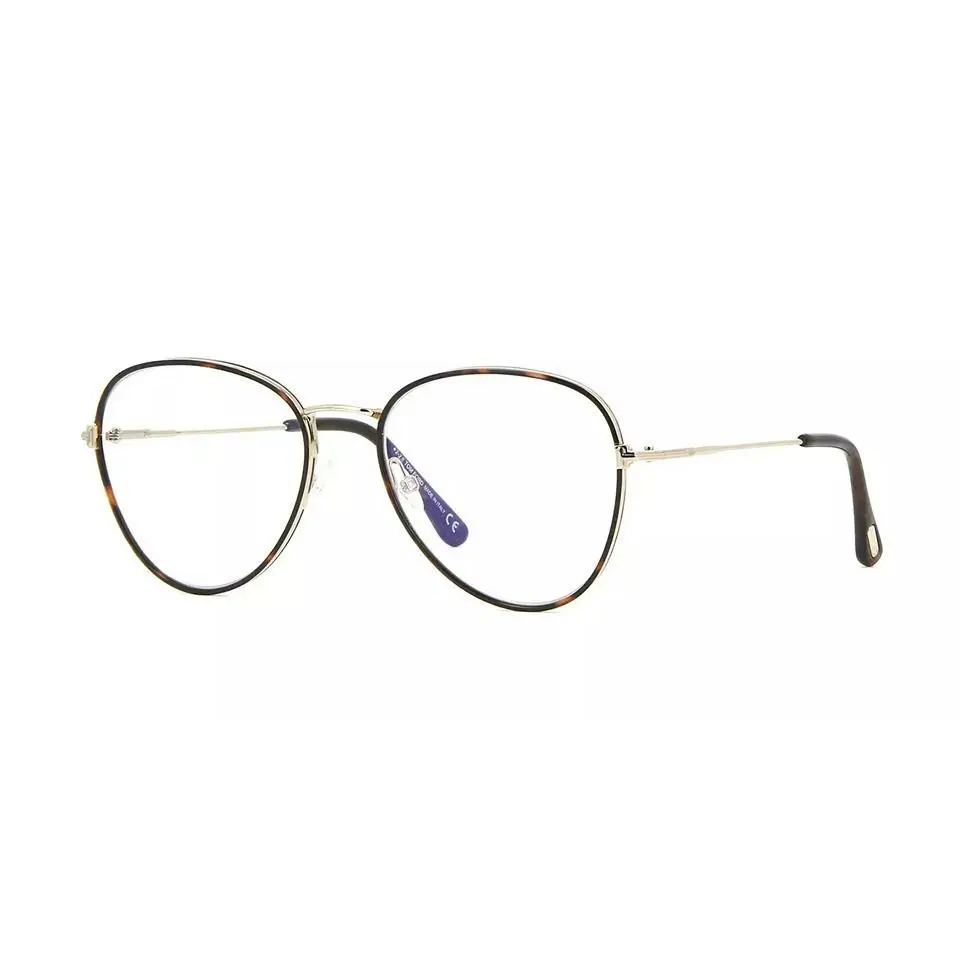 Tom Ford FT 5631-B Blue Block Dark Havana Eyeglasses