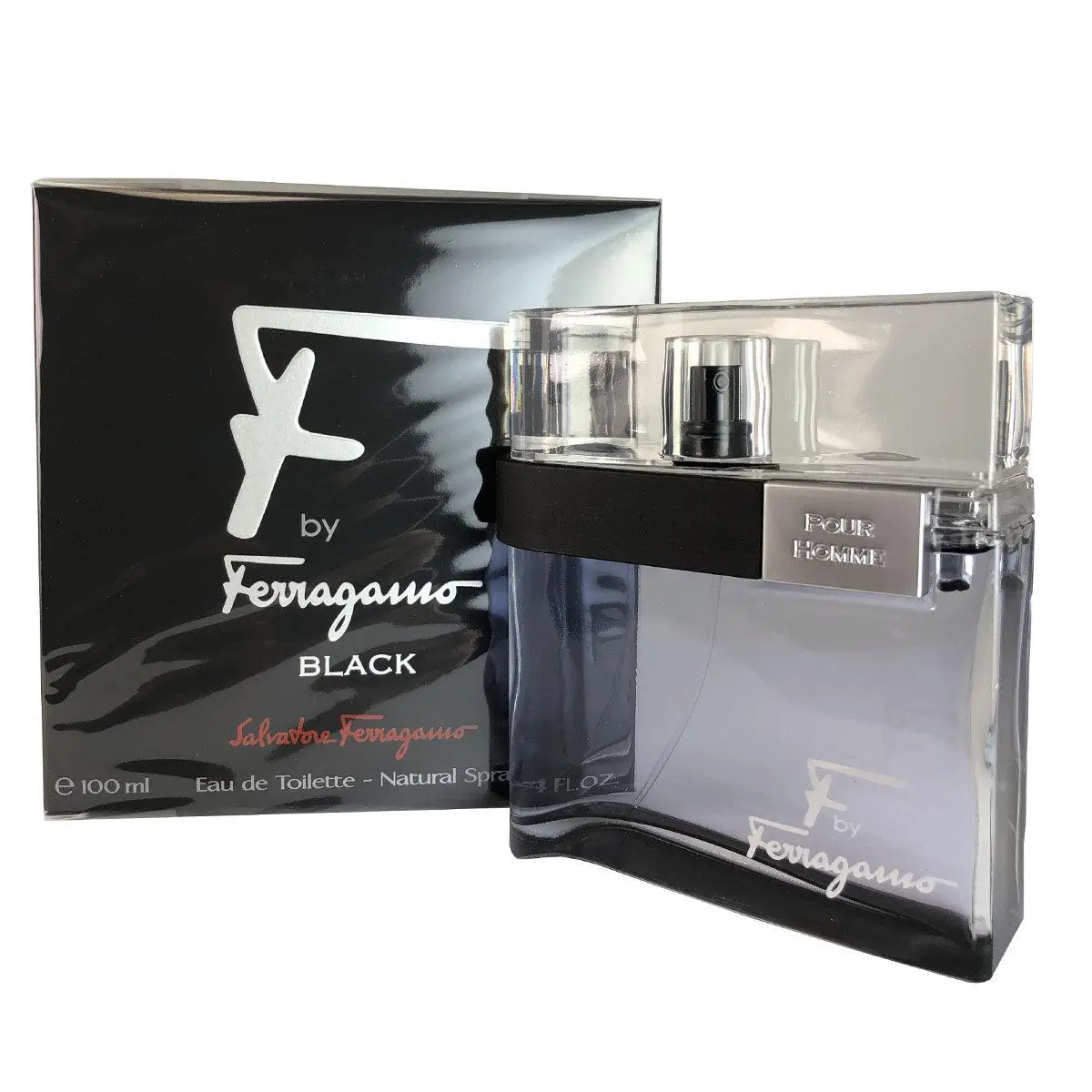 Salvatore Ferragamo F by Ferragamo Black Eau de Toilette For Men