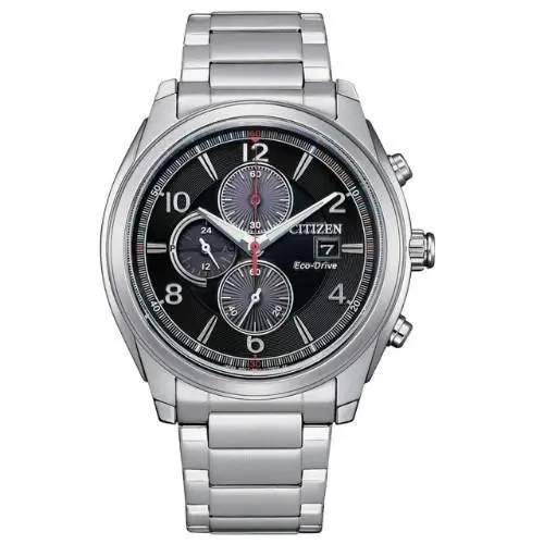 Citizen Eco-drive Stainless Steel Men`s Sport Chrono Watch CA0671-82E