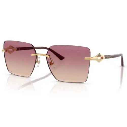 Jimmy Choo JC4018 302413 Sunglasses Women`s Gold/brown/pink Gradient Facet 59mm