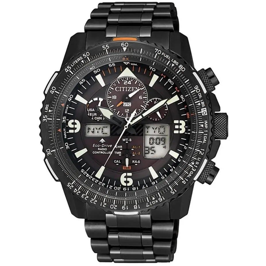 Citizen Eco-drive Promaster Skyhawk A-t Chronograph Men`s Watch JY8085-81E