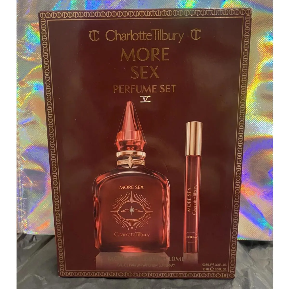 Charlotte Tilbury More Sex Perfume Set 100 ML Fragrance + 10 ML Travel