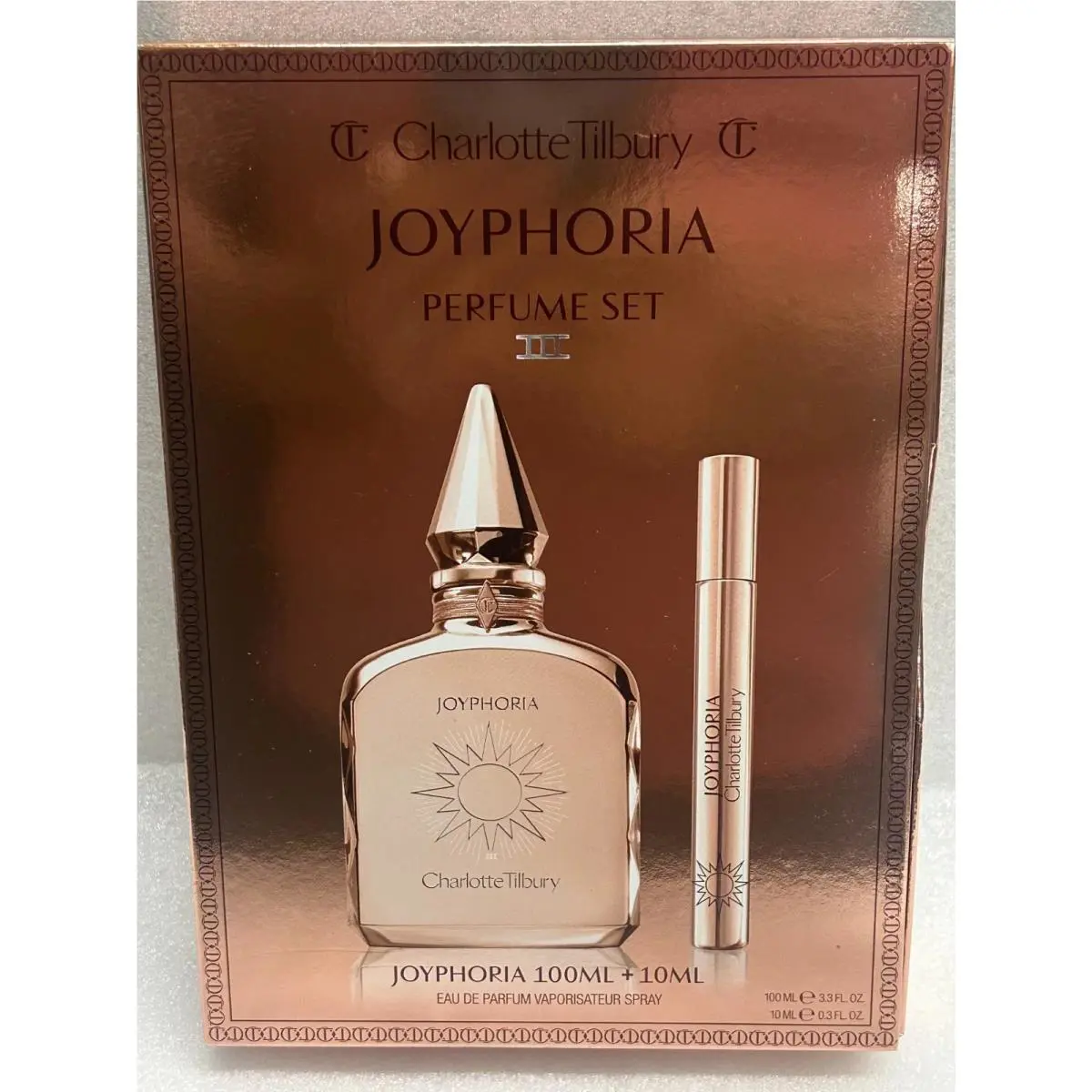Charlotte Tilbury Joyphoria Perfume Set 100 ML Fragrance + 10 ML Travel