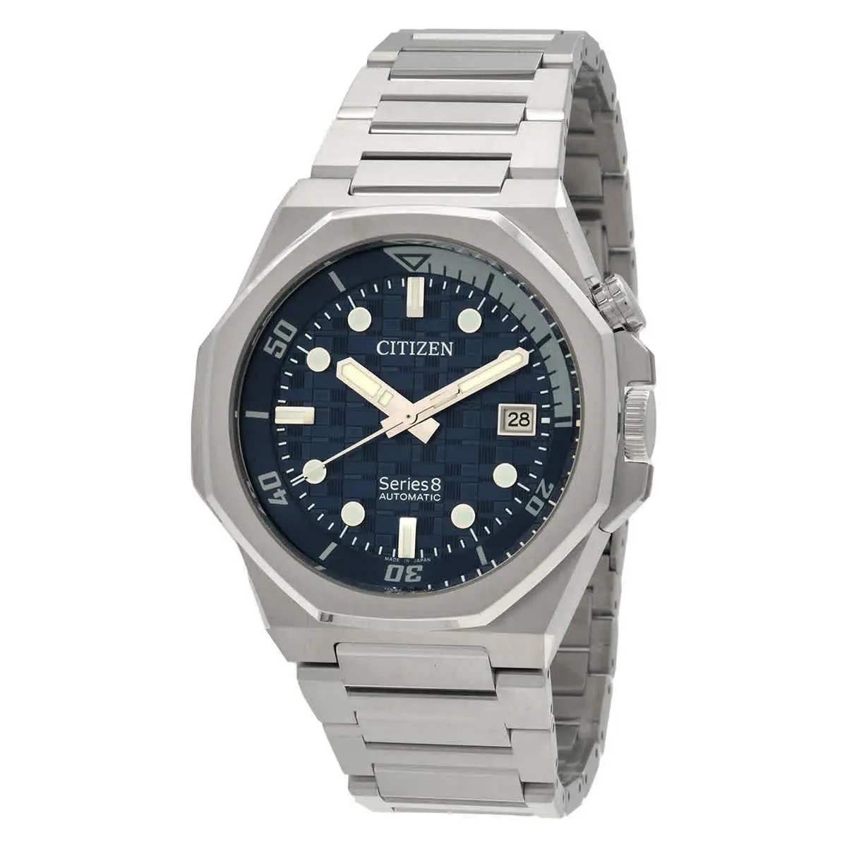 Citizen Series8 890 Automatic Blue Dial Men`s Watch NB6060-58L