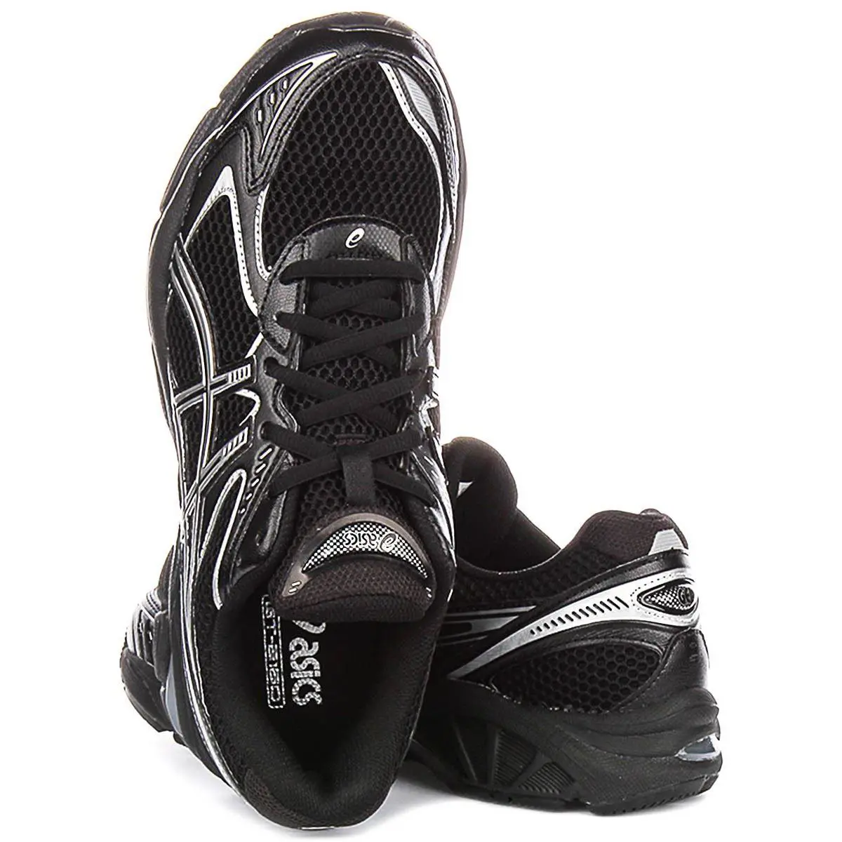 Asics shoes - Black Silver 2