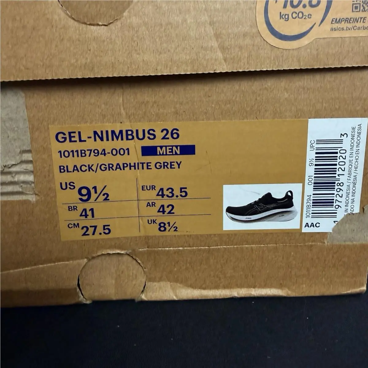 Asics shoes - ASICS GEL-Nimbus - 1011B794-001 - Black 7