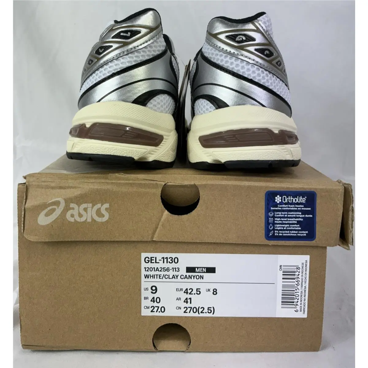 Asics shoes - ASICS GEL-1130 - 1201A256-113 - White (UPC: 6942015669428) 4