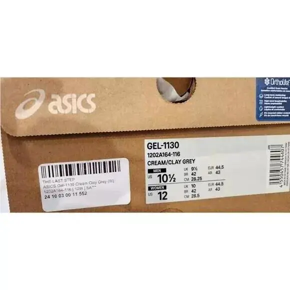 Asics shoes - ASICS Gel 1130 - Gel - 1202A164-116 - Cream Clay Grey 7