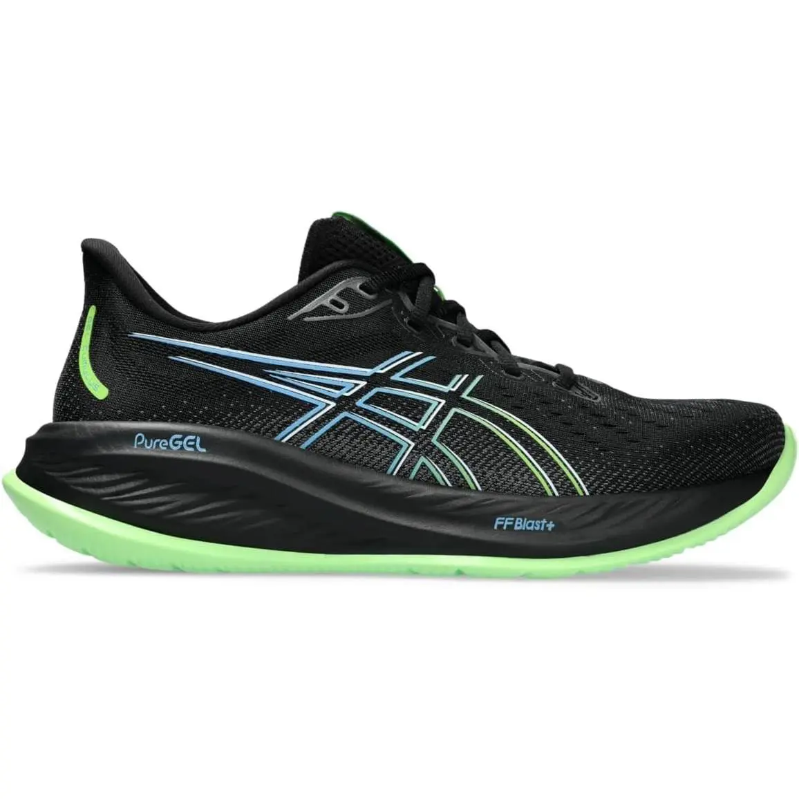 Asics Men`s Gel-cumulus 26 Running Shoe Size 13 Black/electric Lime
