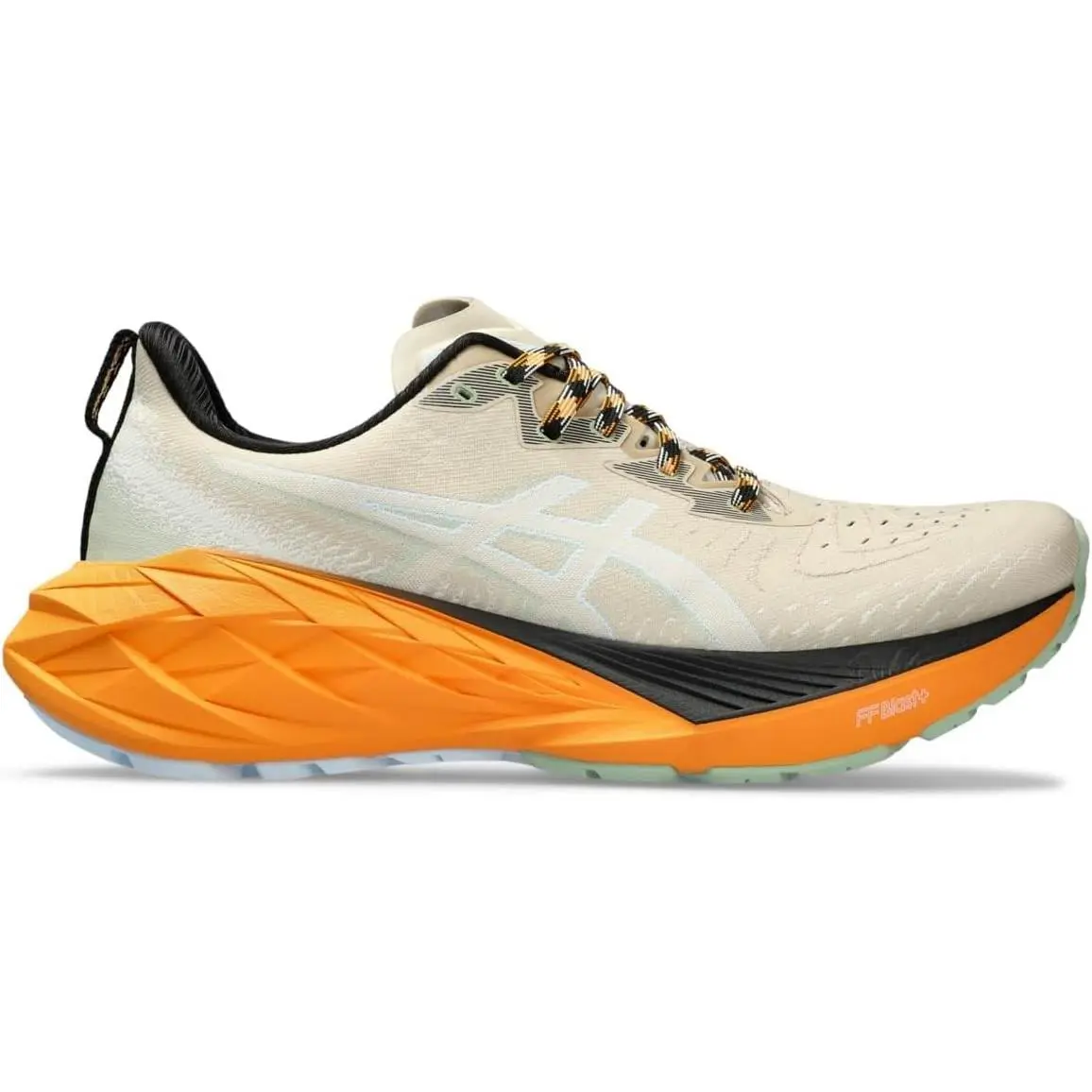 Asics Men`s Novablast 4 Trail Running Shoe 14 Nature Bathing/fellow Yellow
