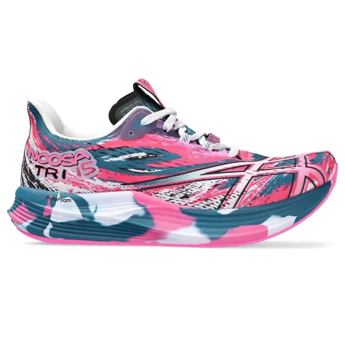 Asics Women`s Noosa Tri 15 Running Shoes 5 US Restful Teal/hot Pink Rare - RESTFUL Teal/HOT Pink, Manufacturer: Hot Pink/Safety Yellow