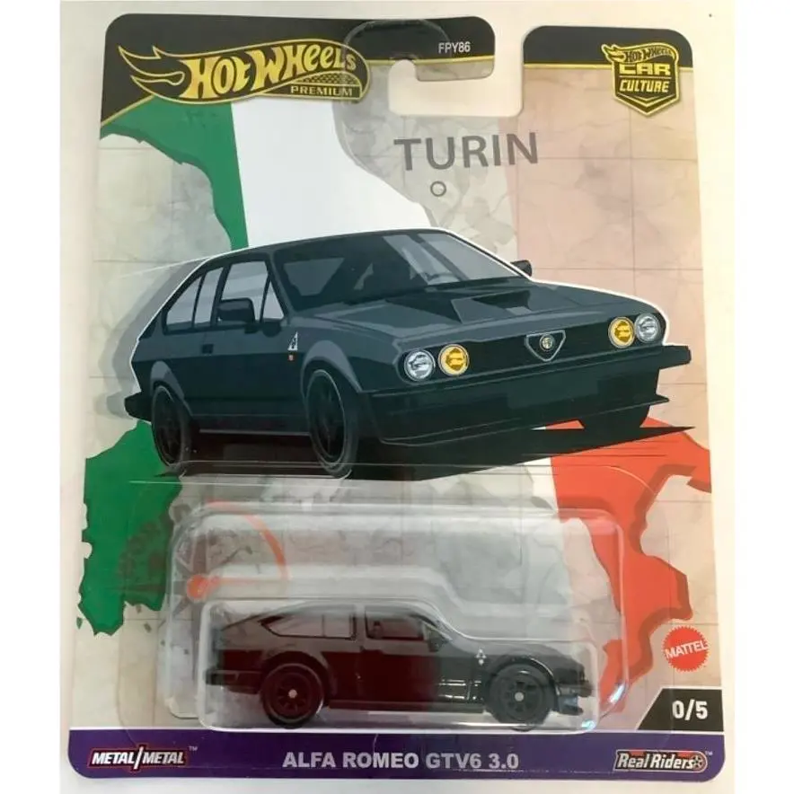 Hot Wheels Chase Car Culture World Tour HRV83 Alfa Romeo GTV6 3.0 1:64 Scale