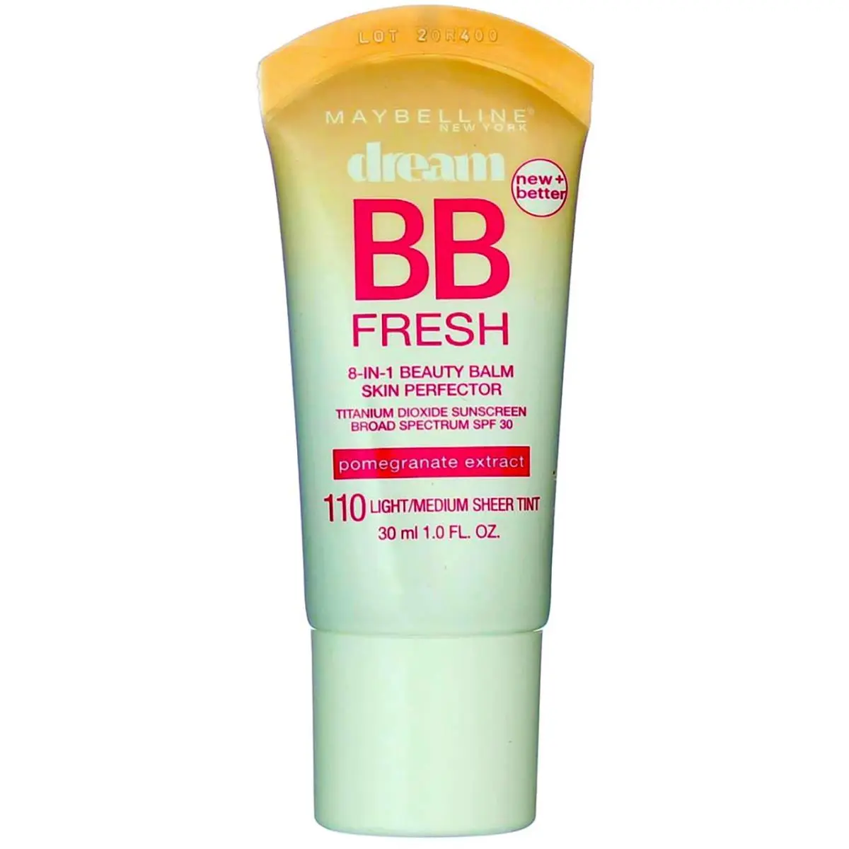 4 Pack Maybelline Dream Fresh BB Cream Light/medium 110 Spf 30 1 fl oz