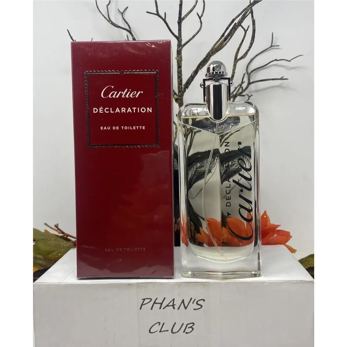 Cartier Declaration 3.3oz Eau de Toilette Woody Floral Musk Cologne For Men