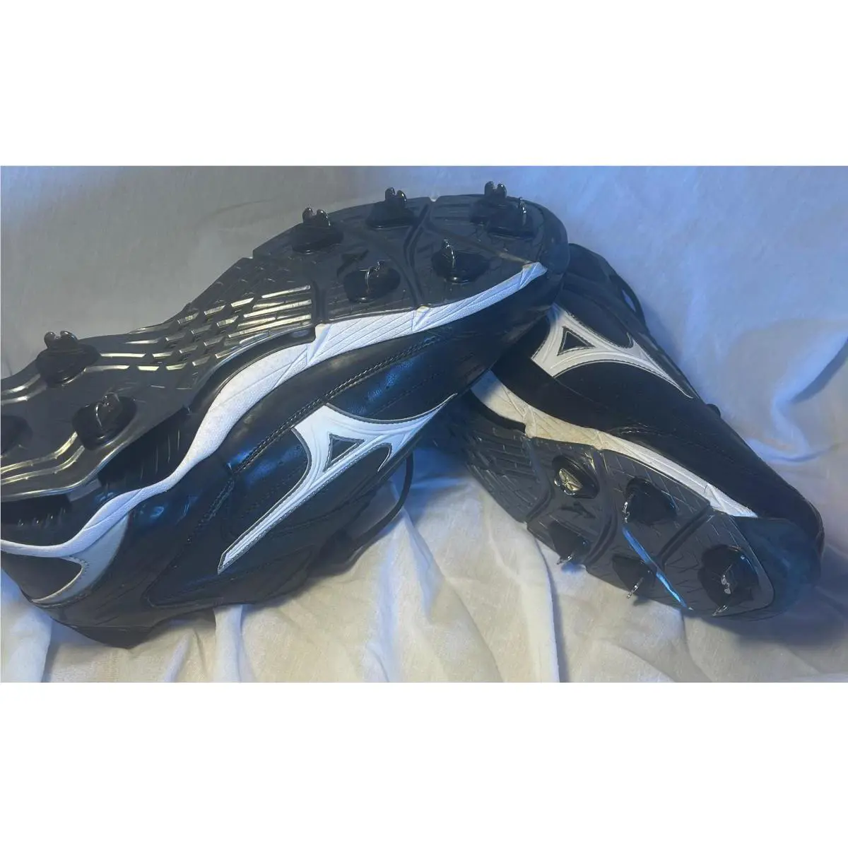 Mizuno shoes - 9-spike Classic Mid G5 - Classic Mid - spike - BLACK/WHITE (UPC: 041969942260) 2