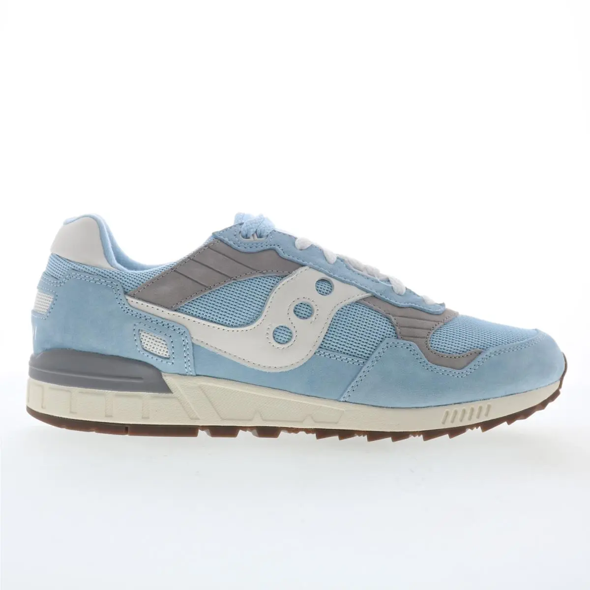 Saucony Shadow 5000 S70665-41 Mens Blue Suede Lifestyle Sneakers Shoes 13