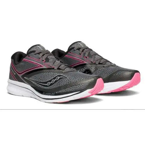 Saucony shoes - Saucony Kinvara 9 - Kinvara - S10418-6 - Gray/Black/Pink (UPC: 884547983060) 0