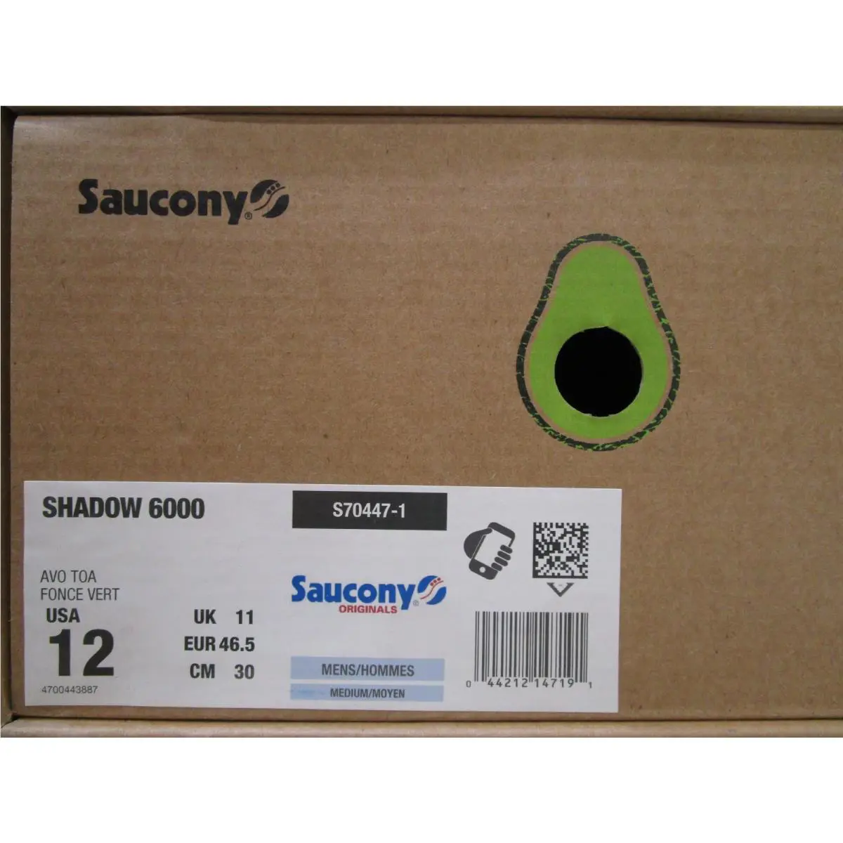 Saucony shoes - Saucony Shadow 6000 - Shadow - S70447-1 - Avo Toa 4