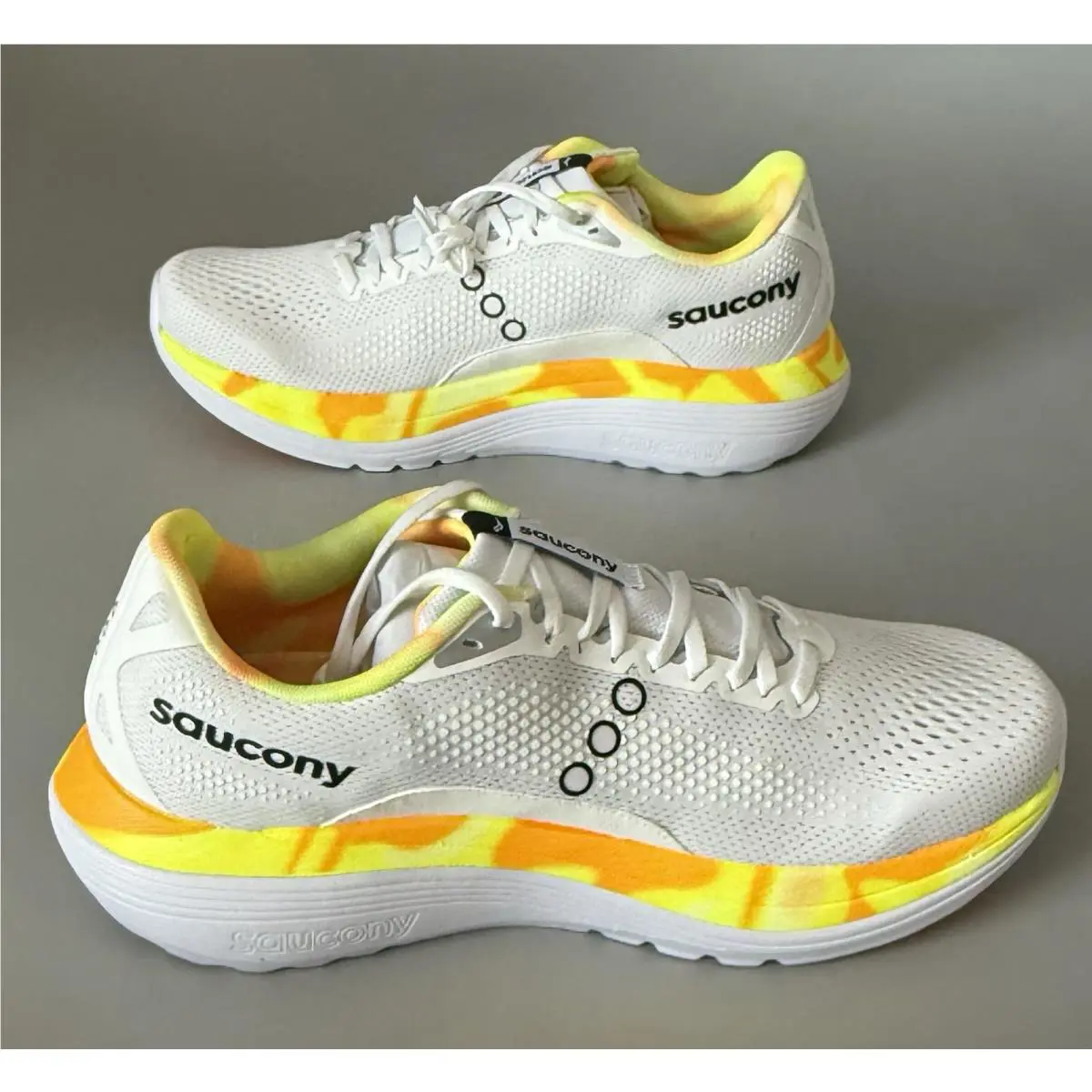 Saucony shoes - Saucony Endorphin - Endorphin - S20996-130 - White/Black/Yellow/Orange (UPC: 0195020792575) 2