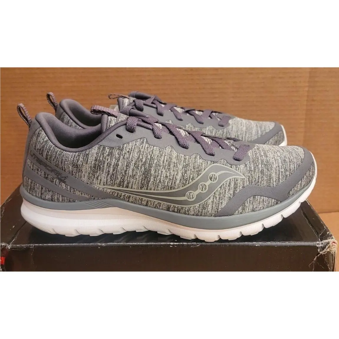 Saucony shoes - Saucony Liteform Feel - Liteform Feel - S400086 - Grey Heather (UPC: 884401812321) 1