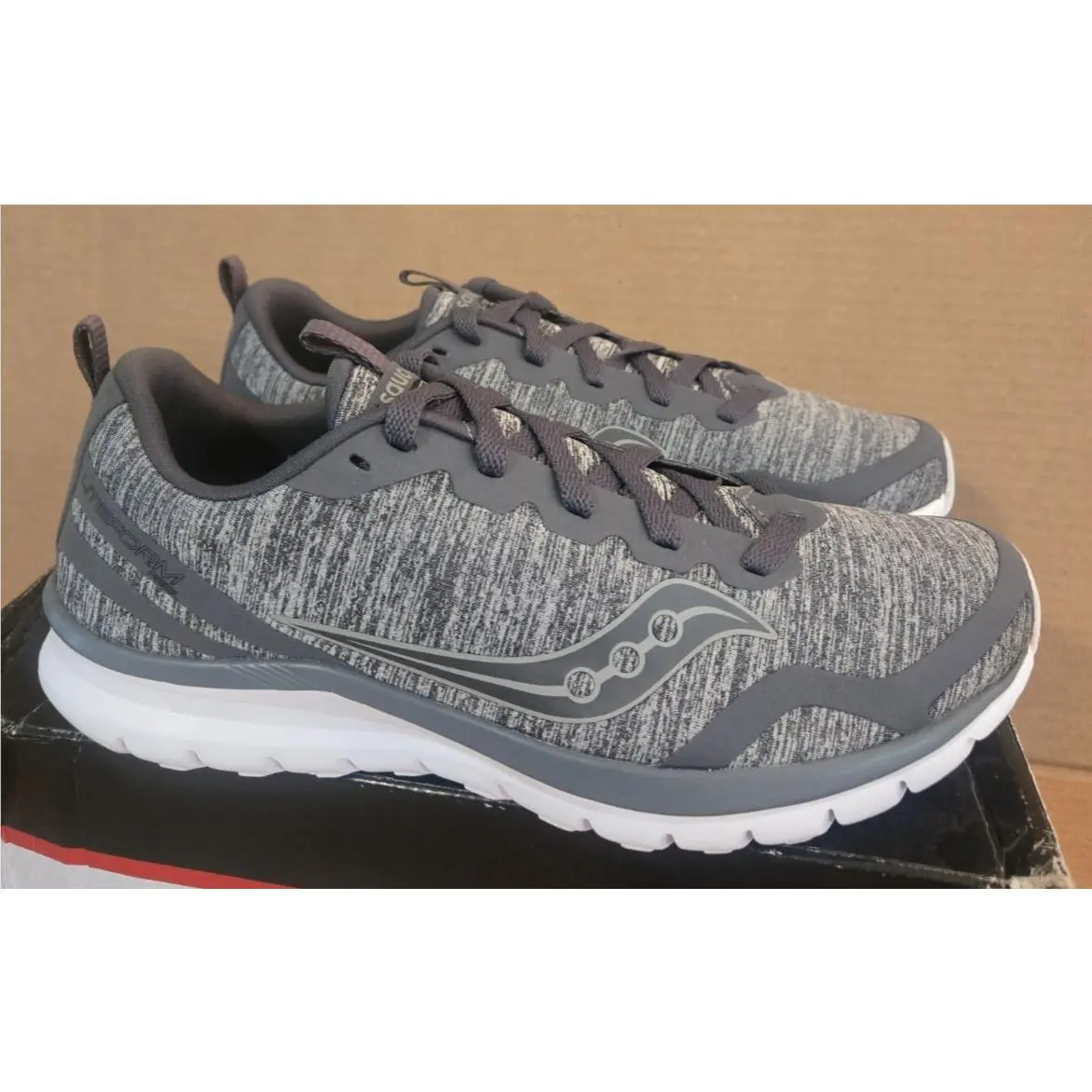 Saucony shoes - Saucony Liteform Feel - Liteform Feel - S400086 - Grey Heather (UPC: 884401812321) 1