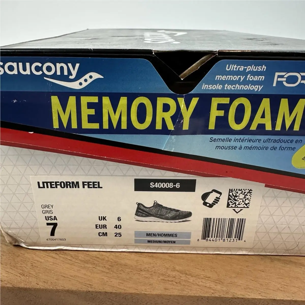 Saucony shoes - Saucony Liteform Feel - Liteform Feel - S40008-6 - Gray 6