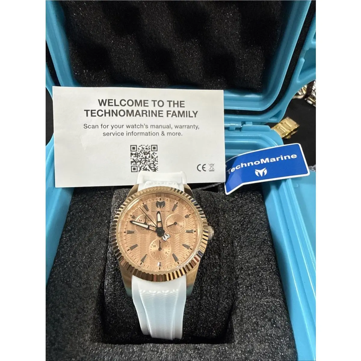 Women’s Technomarine Sea Dream TM-724004 Rose Gold with Hard Box by TechnoMarine