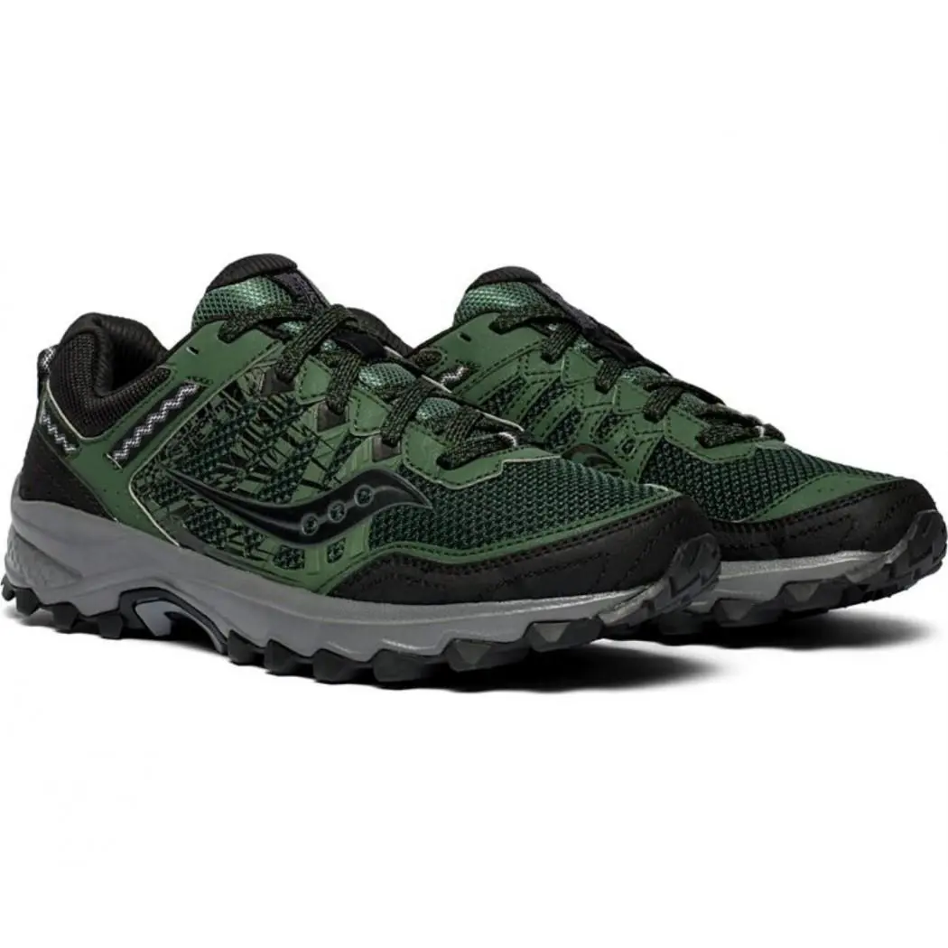 Saucony shoes - Saucony Excursion - Excursion - BLACK/GREEN - U50 - S20451-4 0
