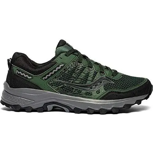 Saucony shoes - Saucony Excursion - Excursion - BLACK/GREEN - U50 - S20451-4 3