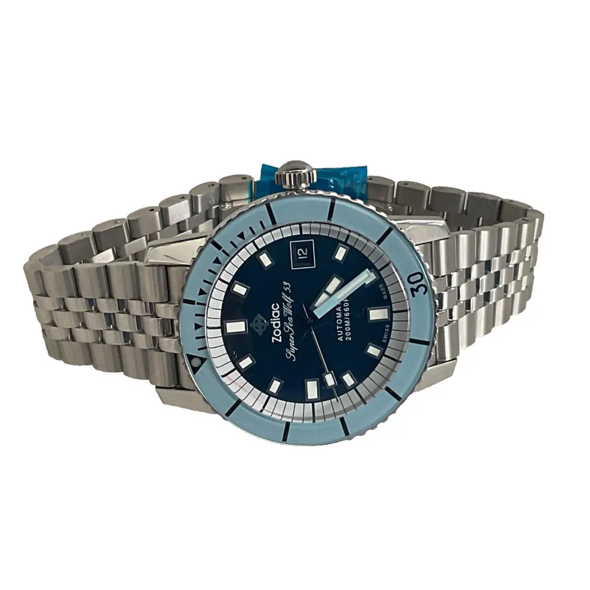 Zodiac Super Sea Wolf Compression Automatic Stainless Steel Watch ZO9287