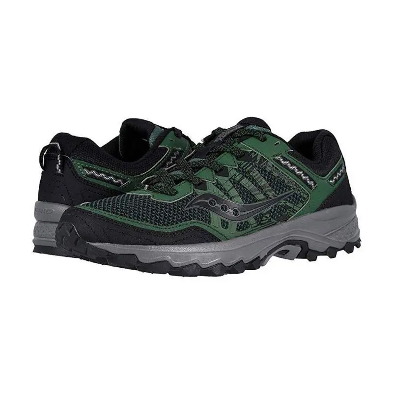 Saucony shoes - Saucony Excursion - Excursion - BLACK/GREEN - U50 - S20451-4 1