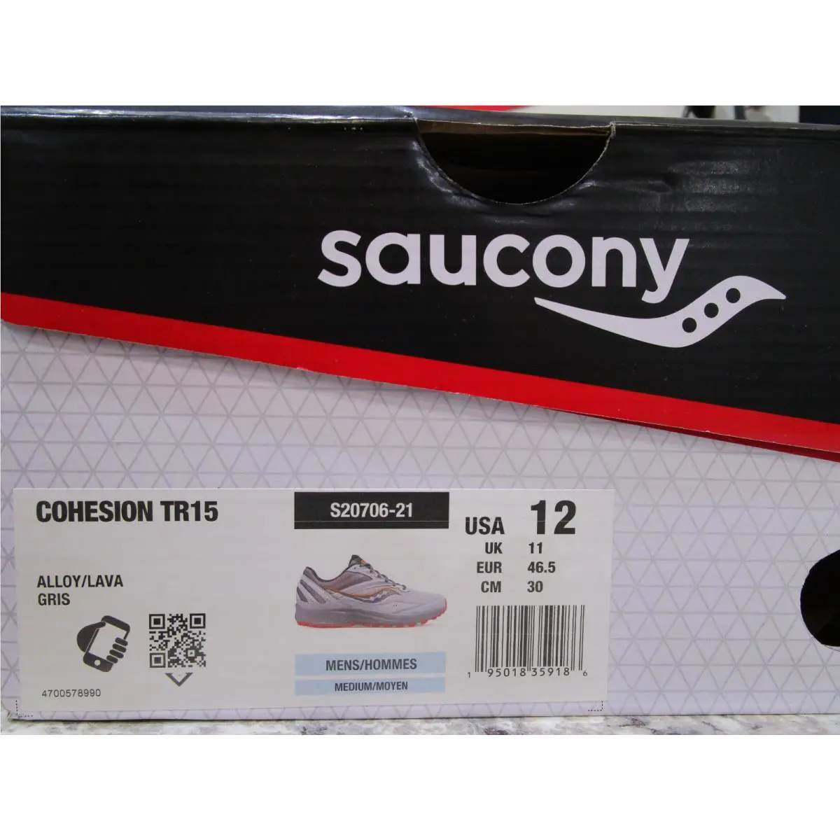 Saucony shoes - Saucony Cohesion TR 15 - Cohesion - S20706-21 - Alloy/Lava 4