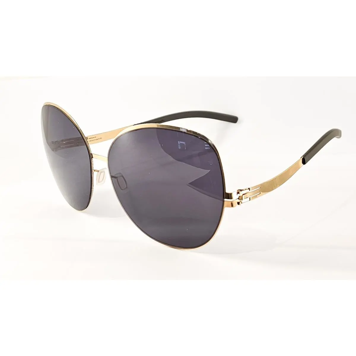 ic Berlin Virginia P. Sunglasses Rose Gold / Gray Lenses 64