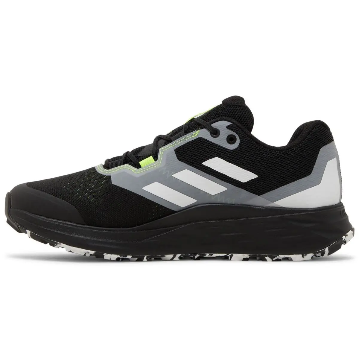 Adidas shoes - Core Black/Crystal White/Solar Yellow 1