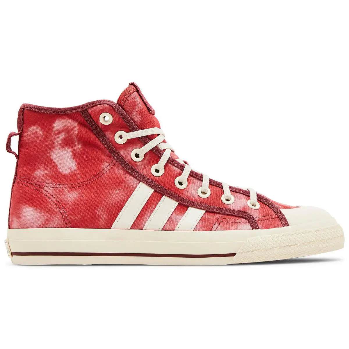 GX4585 Mens Adidas Nizza HI RF - Crew Red/Wonder White/Wonder White