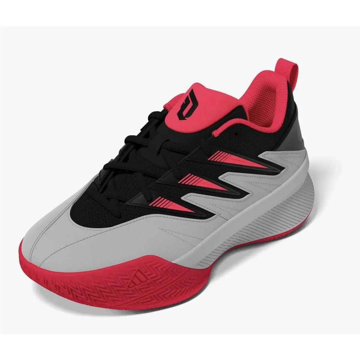 Adidas Dame Certified 3 Black Lucid Red Grey T1