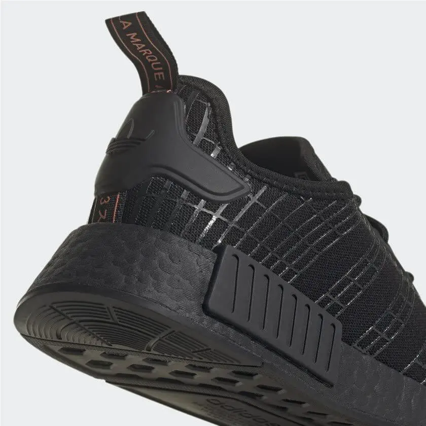 Adidas shoes - NMD R1 - NMD - GX9529_550 - Core Black/Core Black/Beam Orange 5