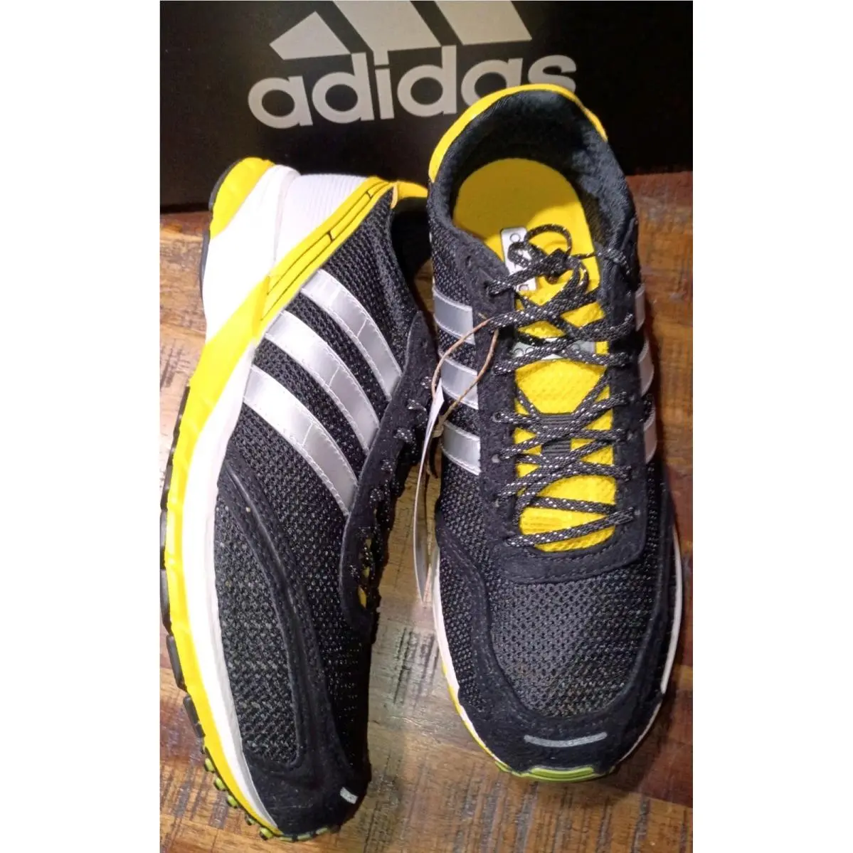 Womens Adidas Adizero Adios OG Sneakers Shoe Core Black JP7635 Sz 7.5