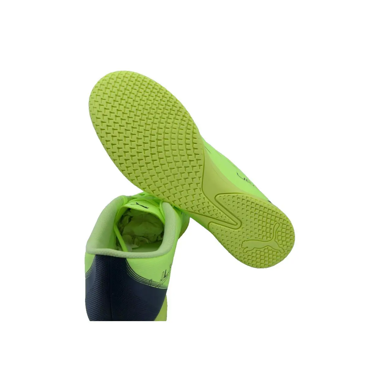 Puma shoes - Ultra Play It - Ultra Play - Yellow Green/Parisian Dark Blue 2