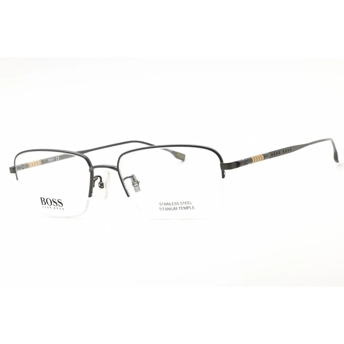 Hugo Boss HB1298F-R81-56 Eyeglasses Frame Size 56mm 18mm 145mm Ruthenium 7167363