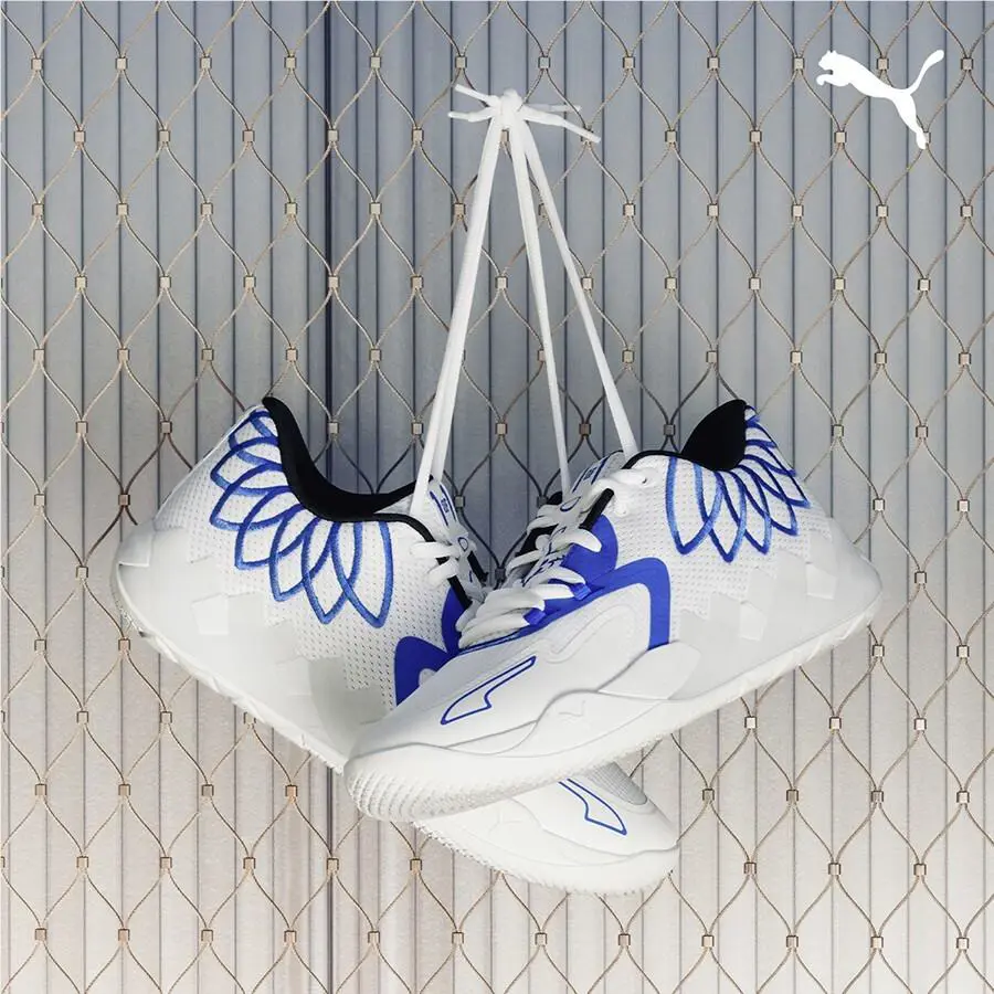 Puma shoes - PUMA MB.01 - 376941 11 - White/ Blue 14