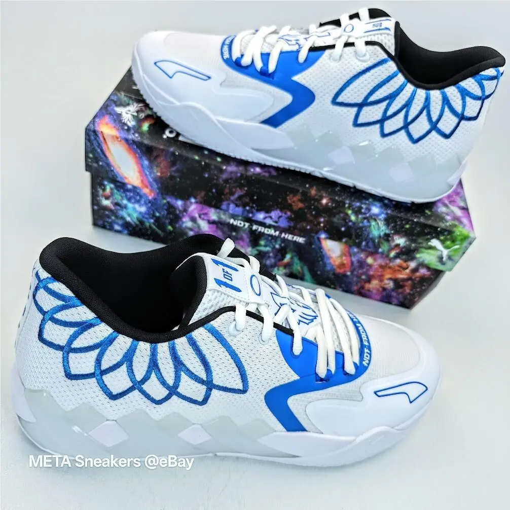 Puma shoes - PUMA MB.01 - 376941 11 - White/ Blue 8