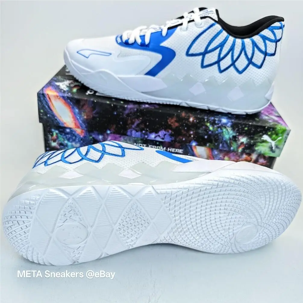 Puma shoes - PUMA MB.01 - 376941 11 - White/ Blue 9