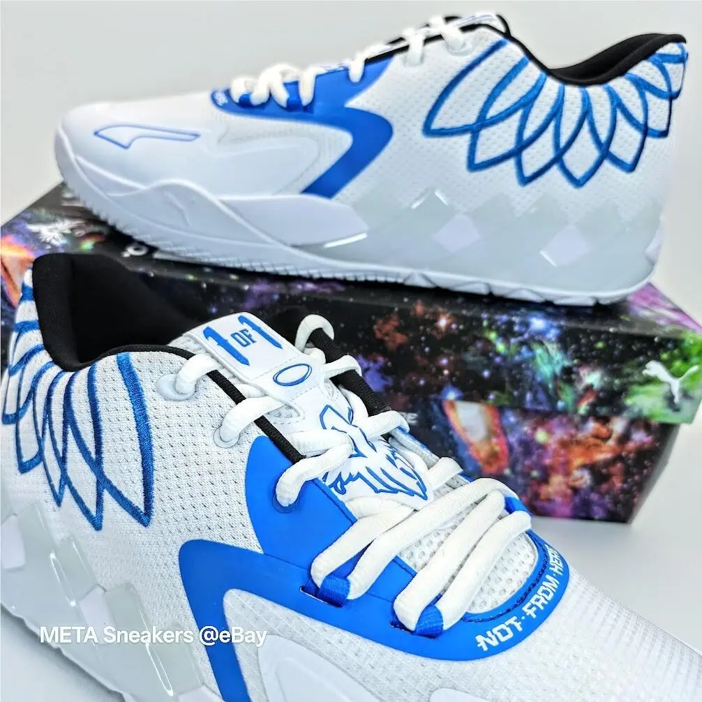Puma shoes - PUMA MB.01 - 376941 11 - White/ Blue 11