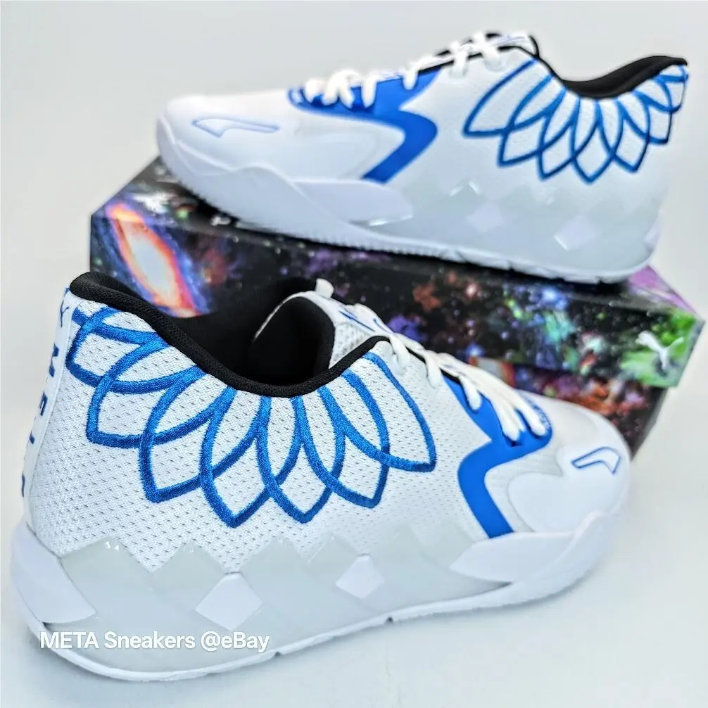 Puma shoes - PUMA MB.01 - 376941 11 - White/ Blue 12
