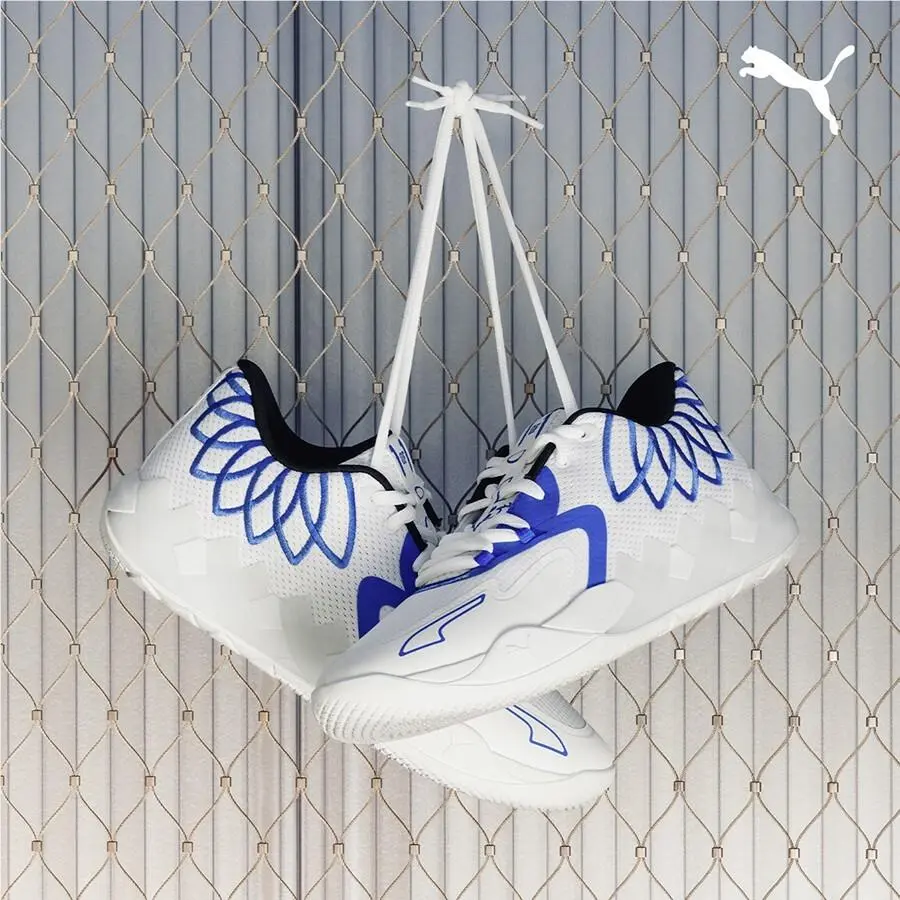 Puma shoes - PUMA MB.01 - 376941 11 - White/ Blue 14