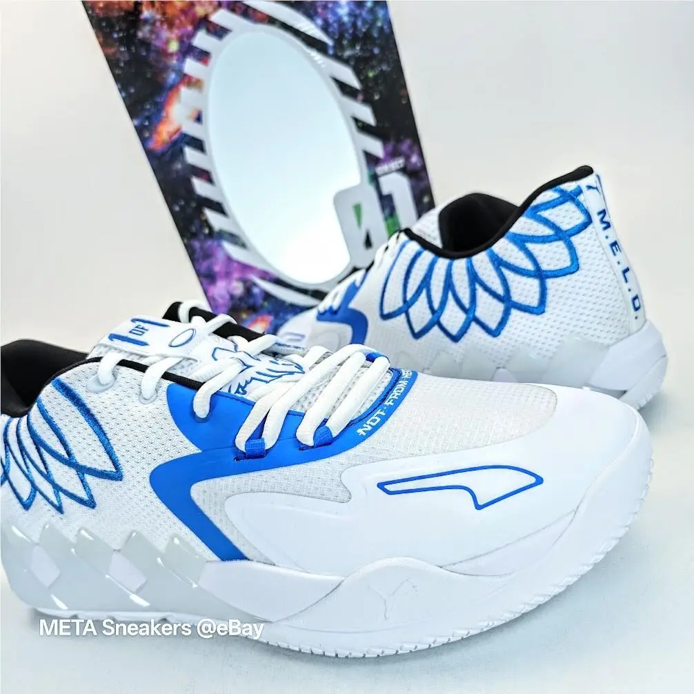 Puma shoes - PUMA MB.01 - 376941 11 - White/ Blue 2